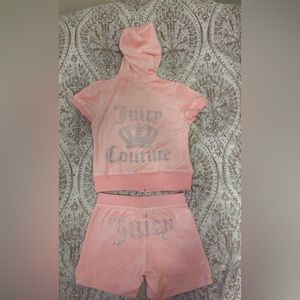 Juicy couture short two piece set